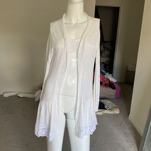 NOUVEAUX OPEN CARDIGAN TOP SIZE L